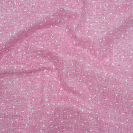 Printed Quilting Cotton by Ghazal Razavi for FIGO Studio - Pink Triangles and Texture - Stash Collection