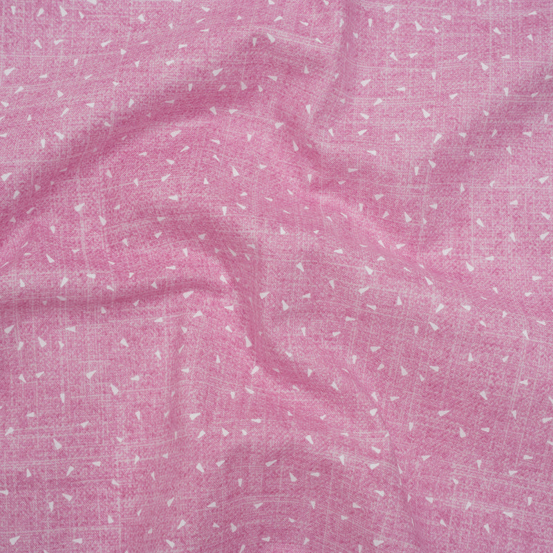 Printed Quilting Cotton by Ghazal Razavi for FIGO Studio - Pink Triangles and Texture - Stash Collection
