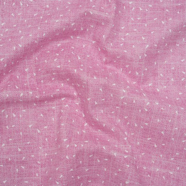 Printed Quilting Cotton by Ghazal Razavi for FIGO Studio - Pink Triangles and Texture - Stash Collection