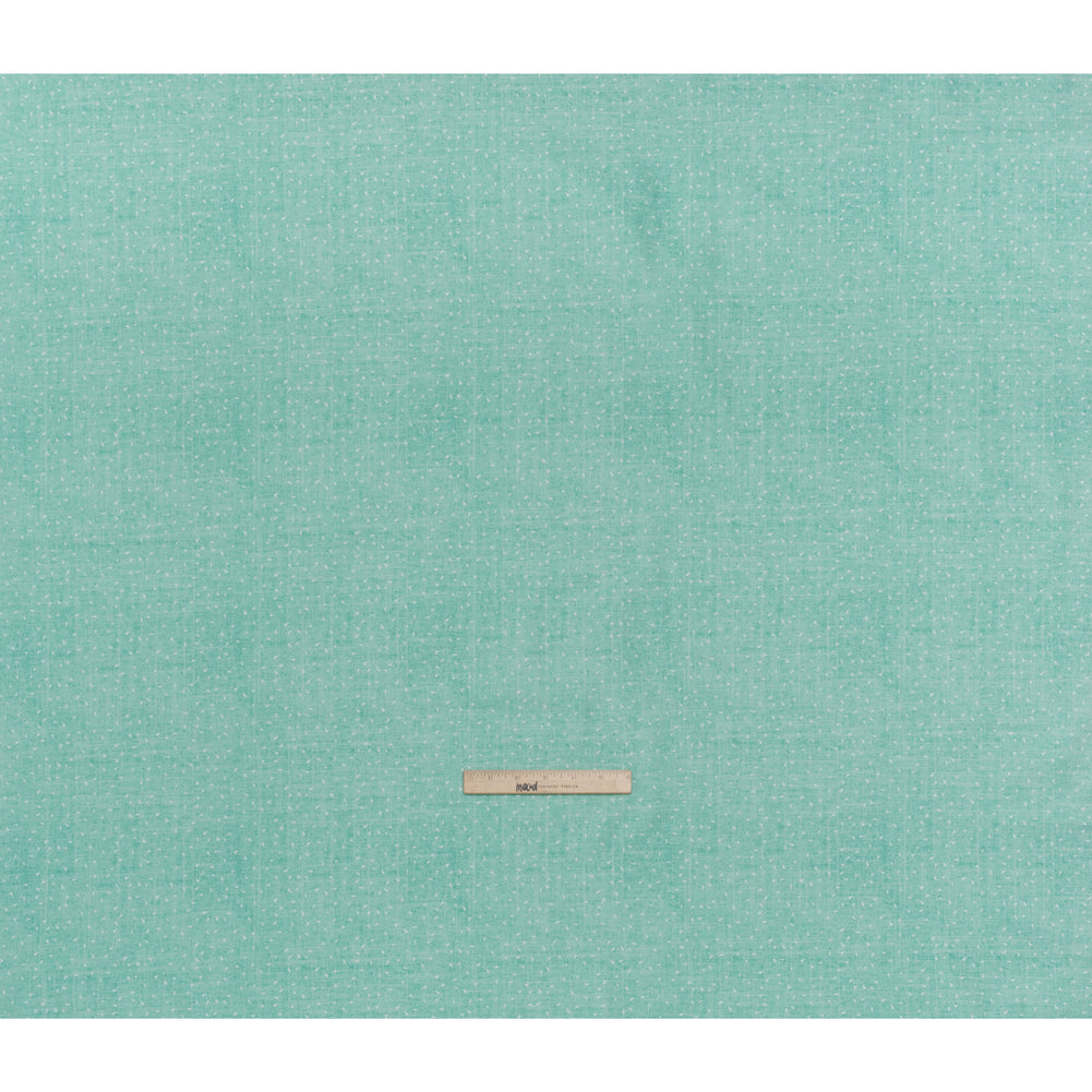 Printed Quilting Cotton by Ghazal Razavi for FIGO Studio - Mint Triangles and Texture - Stash Collection