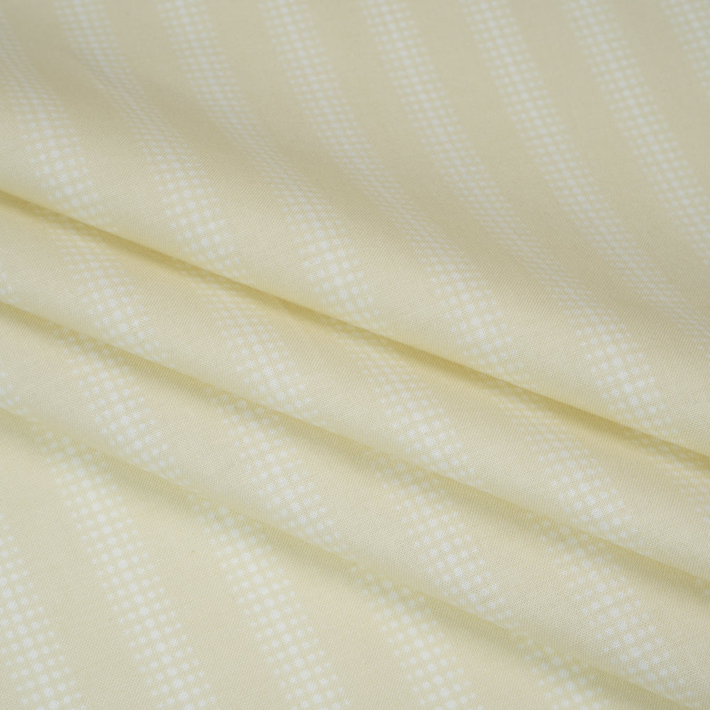Printed Quilting Cotton by Heather Bailey for FIGO Studio - Ivory Dot Stripe - Pop Sugar Collection