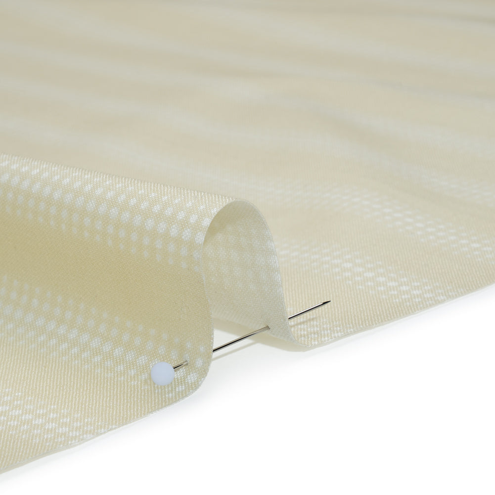 Printed Quilting Cotton by Heather Bailey for FIGO Studio - Ivory Dot Stripe - Pop Sugar Collection