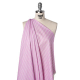 Printed Quilting Cotton by Heather Bailey for FIGO Studio - Orchid Dot Stripe - Pop Sugar Collection