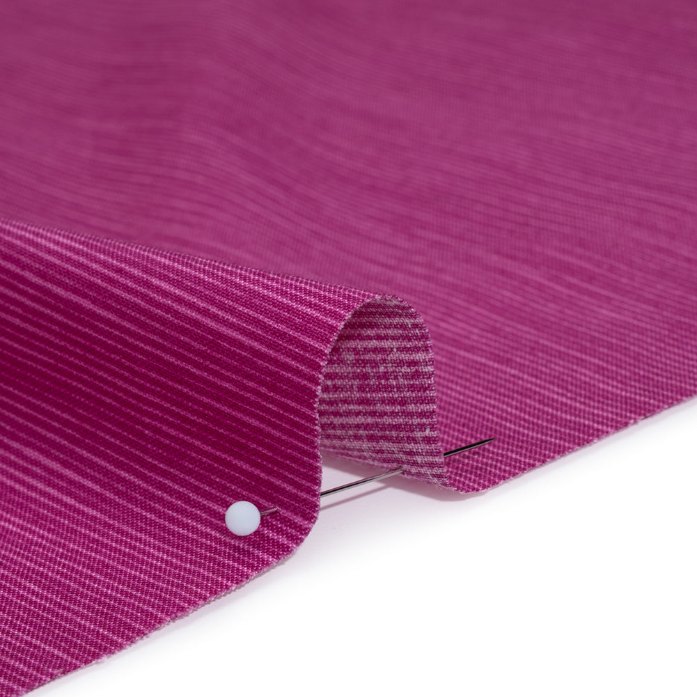 Printed Quilting Cotton by Heather Bailey for FIGO Studio - Boysenberry Fine Line Striations - Pop Sugar Collection