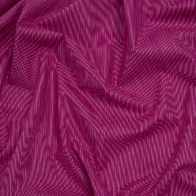 Printed Quilting Cotton by Heather Bailey for FIGO Studio - Boysenberry Fine Line Striations - Pop Sugar Collection