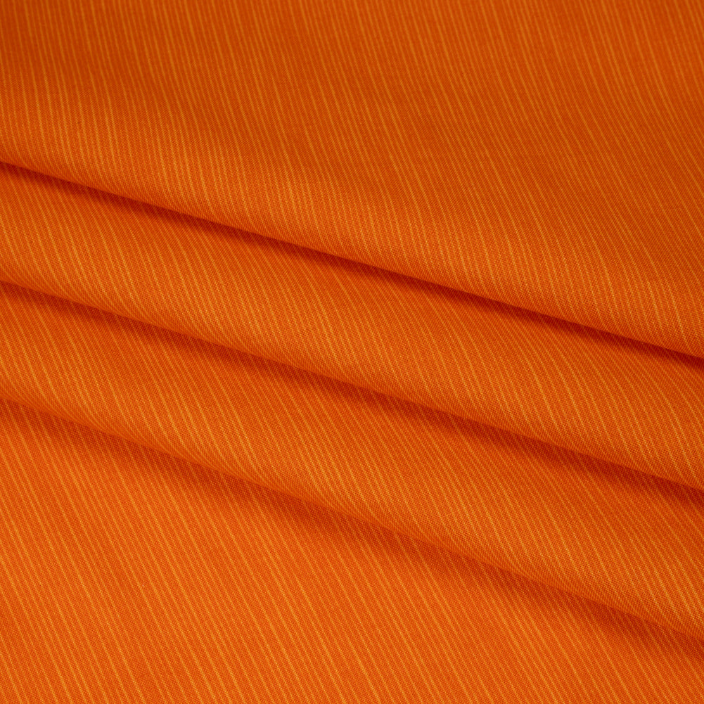 Printed Quilting Cotton by Heather Bailey for FIGO Studio - Tangerine Fine Line Striations - Pop Sugar Collection