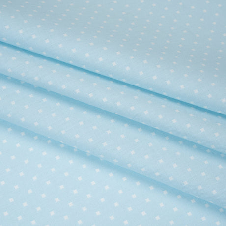 Printed Quilting Cotton by Heather Bailey for FIGO Studio - Sky Lottie Dot Square Polka Dots - Pop Sugar Collection