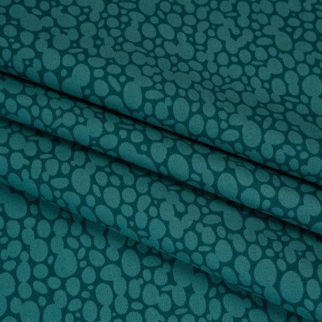 Printed Quilting Cotton by Heather Bailey for FIGO Studio - Slate Skipping Stones Abstract Circles - Pop Sugar Collection