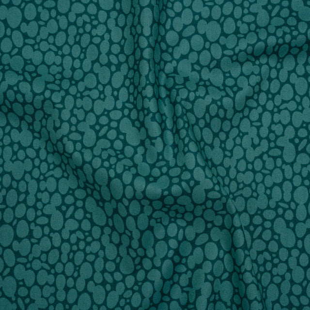Printed Quilting Cotton by Heather Bailey for FIGO Studio - Slate Skipping Stones Abstract Circles - Pop Sugar Collection