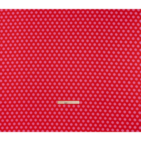 Printed Quilting Cotton by Heather Bailey for FIGO Studio - Cherry Top Dot Ikat Polka Dots - Pop Sugar Collection
