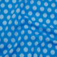 Printed Quilting Cotton by Heather Bailey for FIGO Studio - Blue Top Dot Ikat Polka Dots - Pop Sugar Collection