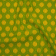 Printed Quilting Cotton by Heather Bailey for FIGO Studio - Green Top Dot Ikat Polka Dots - Pop Sugar Collection