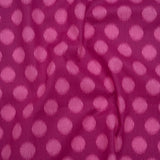Printed Quilting Cotton by Heather Bailey for FIGO Studio - Violet Top Dot Ikat Polka Dots - Pop Sugar Collection