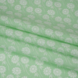 Printed Quilting Cotton by Heather Bailey for FIGO Studio - Aqua Upsy Daisy Floral - Pop Sugar Collection