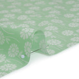 Printed Quilting Cotton by Heather Bailey for FIGO Studio - Aqua Upsy Daisy Floral - Pop Sugar Collection