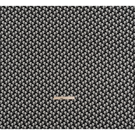 Printed Quilting Cotton by Heather Bailey for FIGO Studio - Licorice Upsy Daisy Floral - Pop Sugar Collection