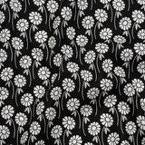 Printed Quilting Cotton by Heather Bailey for FIGO Studio - Licorice Upsy Daisy Floral - Pop Sugar Collection