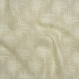 Printed Quilting Cotton by Heather Bailey for FIGO Studio - Dove Woven Grid Lines - Pop Sugar Collection