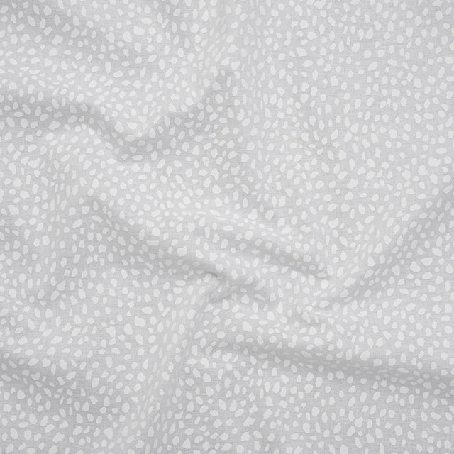 Printed Quilting Cotton by Ghazal Razavi for FIGO Studio - White on White Spotty - Dovetail Collection