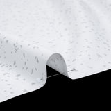 Printed Quilting Cotton by Ghazal Razavi for FIGO Studio - White and Gray Petals - Dovetail Collection