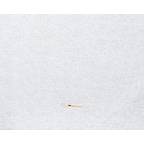 Printed Quilting Cotton by Ghazal Razavi for FIGO Studio - White and Gray Strings - Dovetail Collection