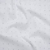 Printed Quilting Cotton by Ghazal Razavi for FIGO Studio - White and Gray XO Grid - Dovetail Collection