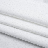 Printed Quilting Cotton by Ghazal Razavi for FIGO Studio - White and Gray Dashes- Dovetail Collection