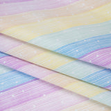 Printed Quilting Cotton by Ghazal Razavi for FIGO Studio - Pastel Rainbow and White Icing Stripes and Dots - Dovetail Collection