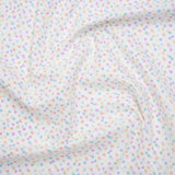Printed Quilting Cotton by Ghazal Razavi for FIGO Studio - Pastel Rainbow and White Candy Dots - Dovetail Collection