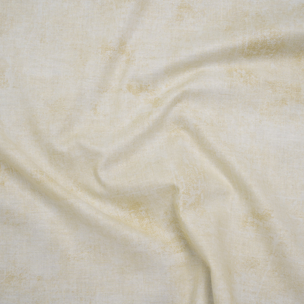 Printed Quilting Cotton by Northcott - French Vanilla Painterly Texture - Canvas Collection