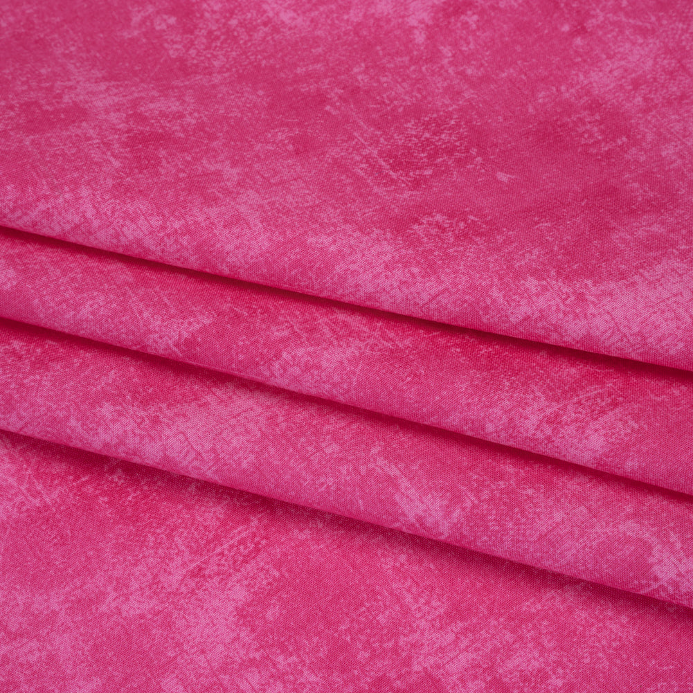 Printed Quilting Cotton by Northcott - Hot Pink Painterly Texture - Canvas Collection