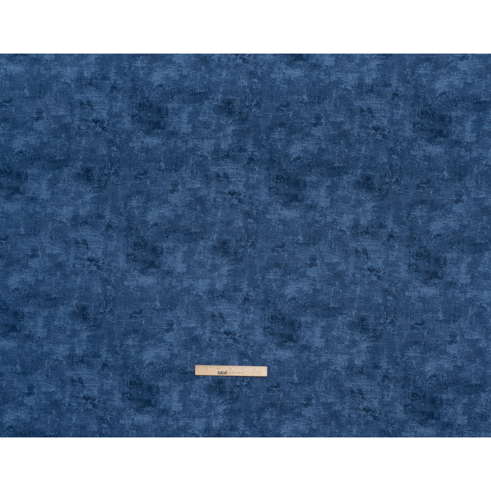 Printed Quilting Cotton by Northcott - Blue Jeans Painterly Texture - Canvas Collection