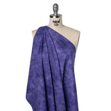 Printed Quilting Cotton by Northcott - Blueberry Painterly Texture - Canvas Collection