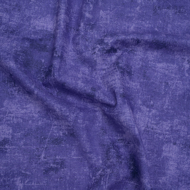 Printed Quilting Cotton by Northcott - Blueberry Painterly Texture - Canvas Collection