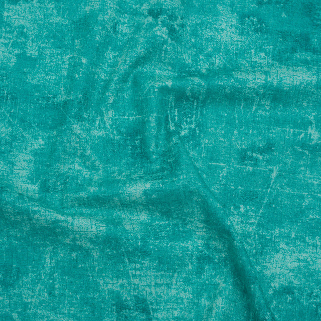 Printed Quilting Cotton by Northcott - Turquoise Painterly Texture - Canvas Collection