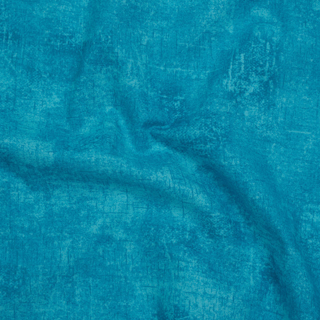 Printed Quilting Cotton by Northcott - Aqua Painterly Texture - Canvas Collection