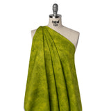 Printed Quilting Cotton by Northcott - Chartreuse Painterly Texture - Canvas Collection