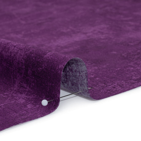 Printed Quilting Cotton by Northcott - Plum Painterly Texture - Canvas Collection