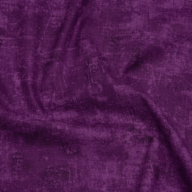 Printed Quilting Cotton by Northcott - Plum Painterly Texture - Canvas Collection