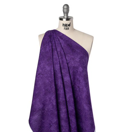 Printed Quilting Cotton by Northcott - Amethyst Painterly Texture - Canvas Collection