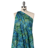 Printed Quilting Cotton by Northcott - Peacock Bubbles - Bliss Collection