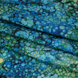Printed Quilting Cotton by Northcott - Peacock Bubbles - Bliss Collection