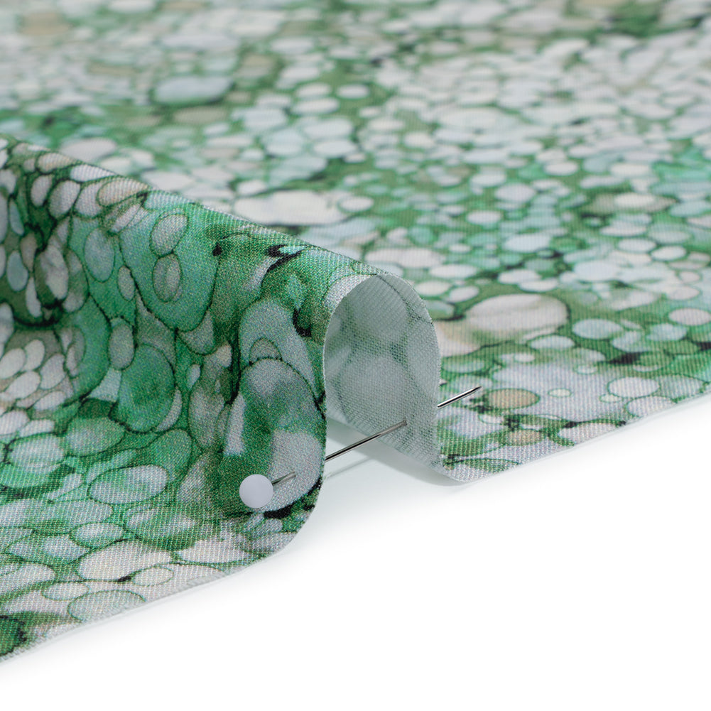 Printed Quilting Cotton by Northcott - Woodland Moss Bubbles - Bliss Collection
