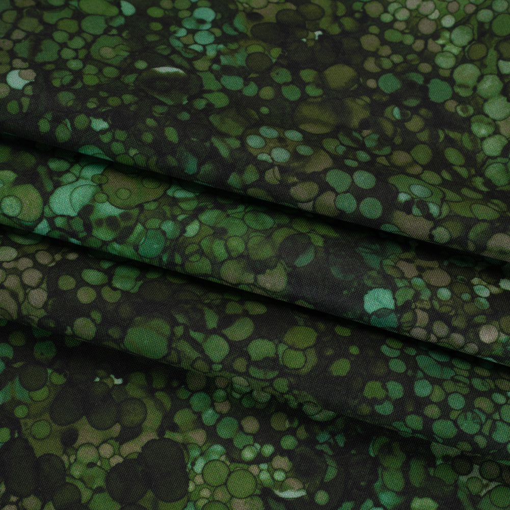 Printed Quilting Cotton by Northcott - Evergreen Bubbles - Bliss Collection