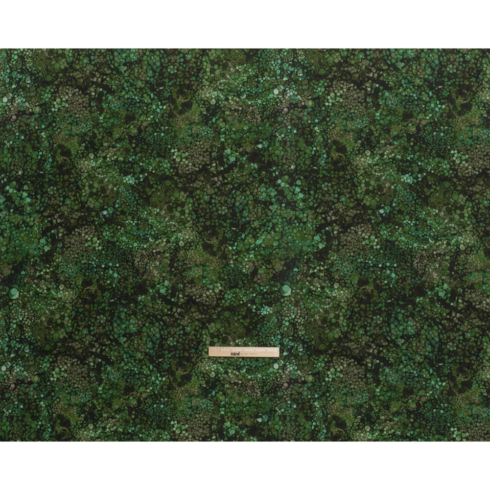 Printed Quilting Cotton by Northcott - Evergreen Bubbles - Bliss Collection