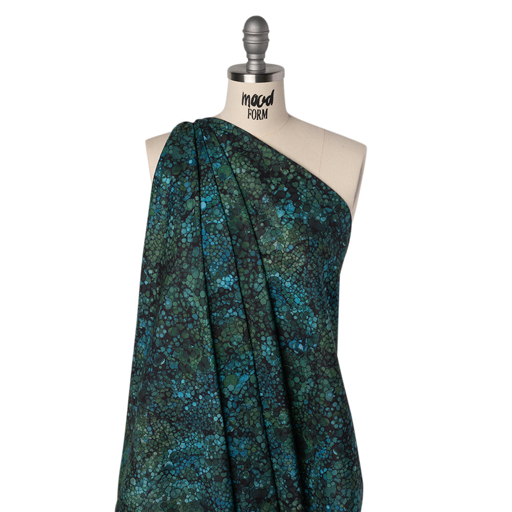 Printed Quilting Cotton by Northcott - Night Pine Bubbles - Bliss Collection