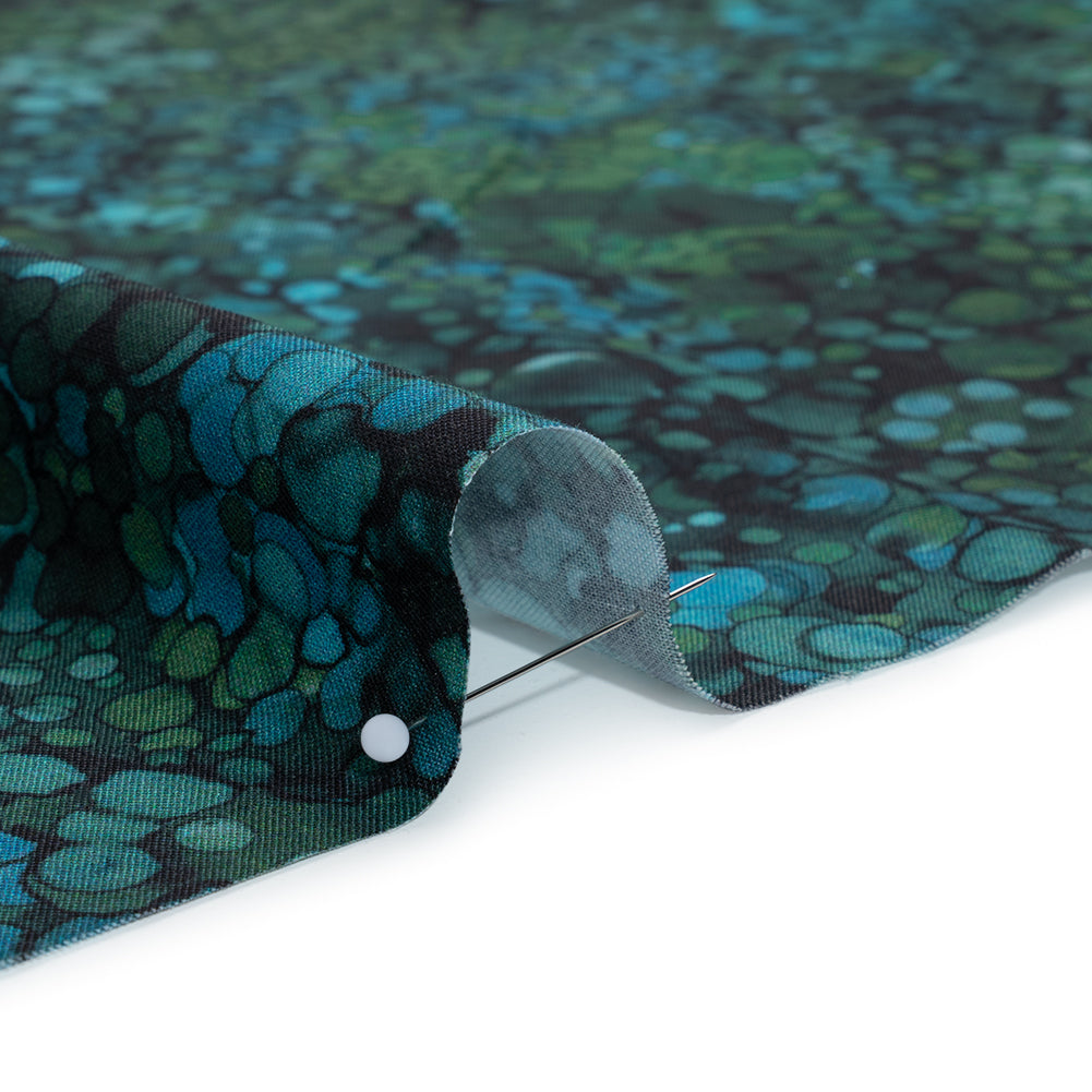Printed Quilting Cotton by Northcott - Night Pine Bubbles - Bliss Collection