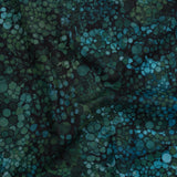 Printed Quilting Cotton by Northcott - Night Pine Bubbles - Bliss Collection