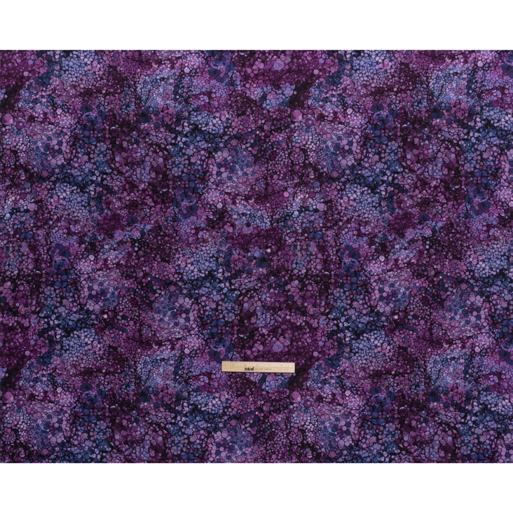Printed Quilting Cotton by Northcott - Amethyst Bubbles - Bliss Collection