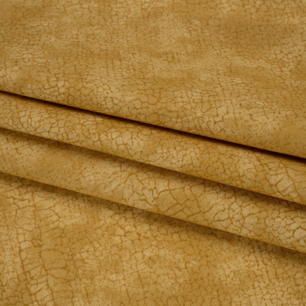 Quilting Cotton by Northcott - Sponge Toffee Textural Abstract - Crackle Collection